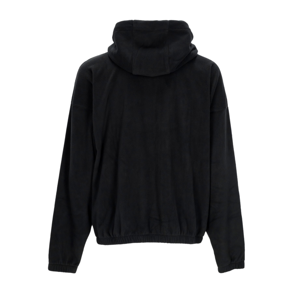 felpa cappuccio uomo club+ fleece polar hoodie BLACK/BLACK