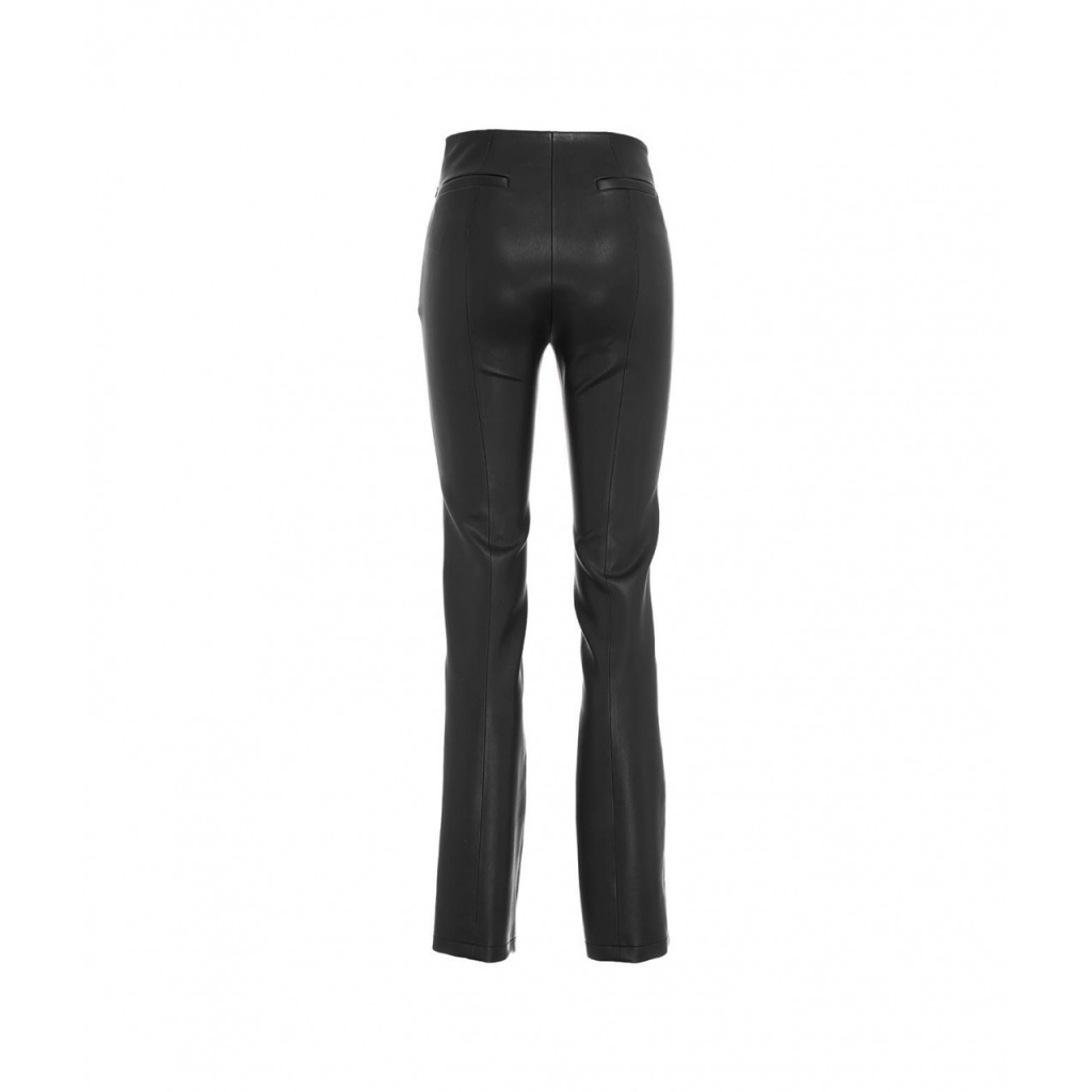 Pantalone in faux leatherNicolette nero