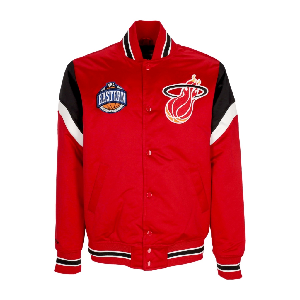 giubbotto bomber uomo nba heavyweight satin jacket miahea ORIGINAL TEAM COLORS