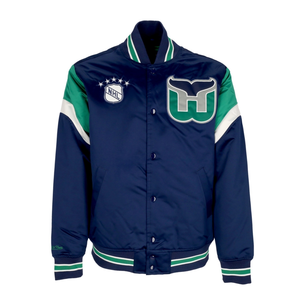 giubbotto bomber uomo nhl heavyweight satin jacket harwha ORIGINAL TEAM COLORS