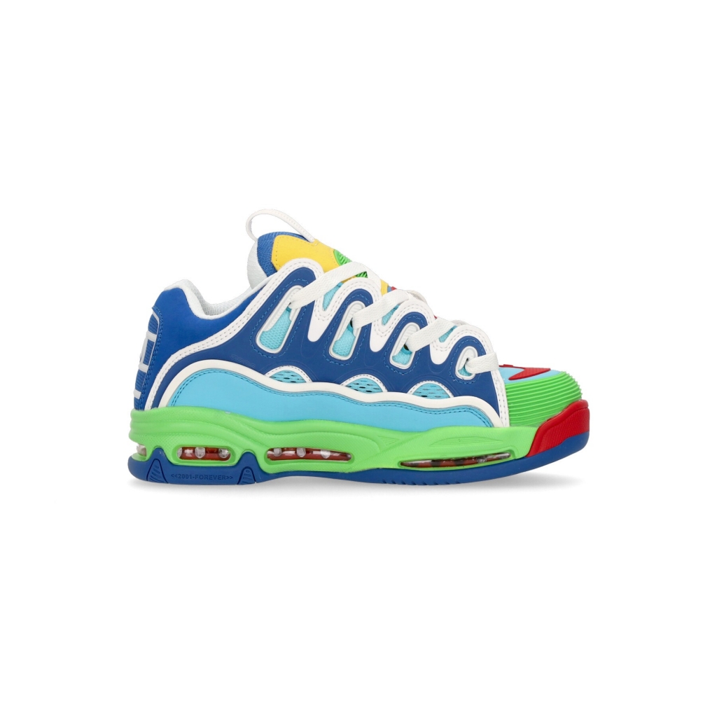 scarpe skate uomo d3 2001 BLUE/LIME/MULTI