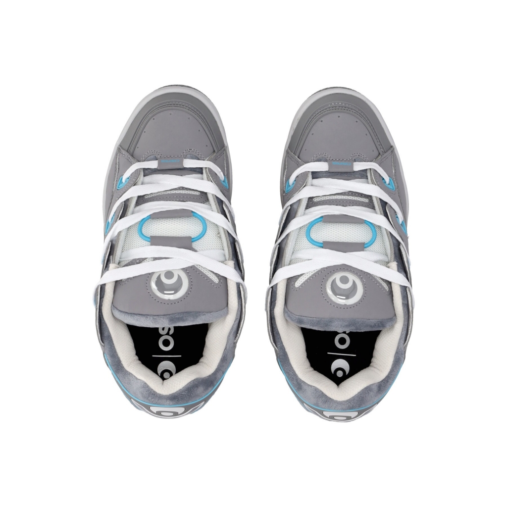 scarpe skate uomo d3 og GREY/BLUE/WHITE