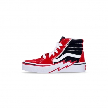 scarpa alta bambino sk8-hi bolt RED/BLACK
