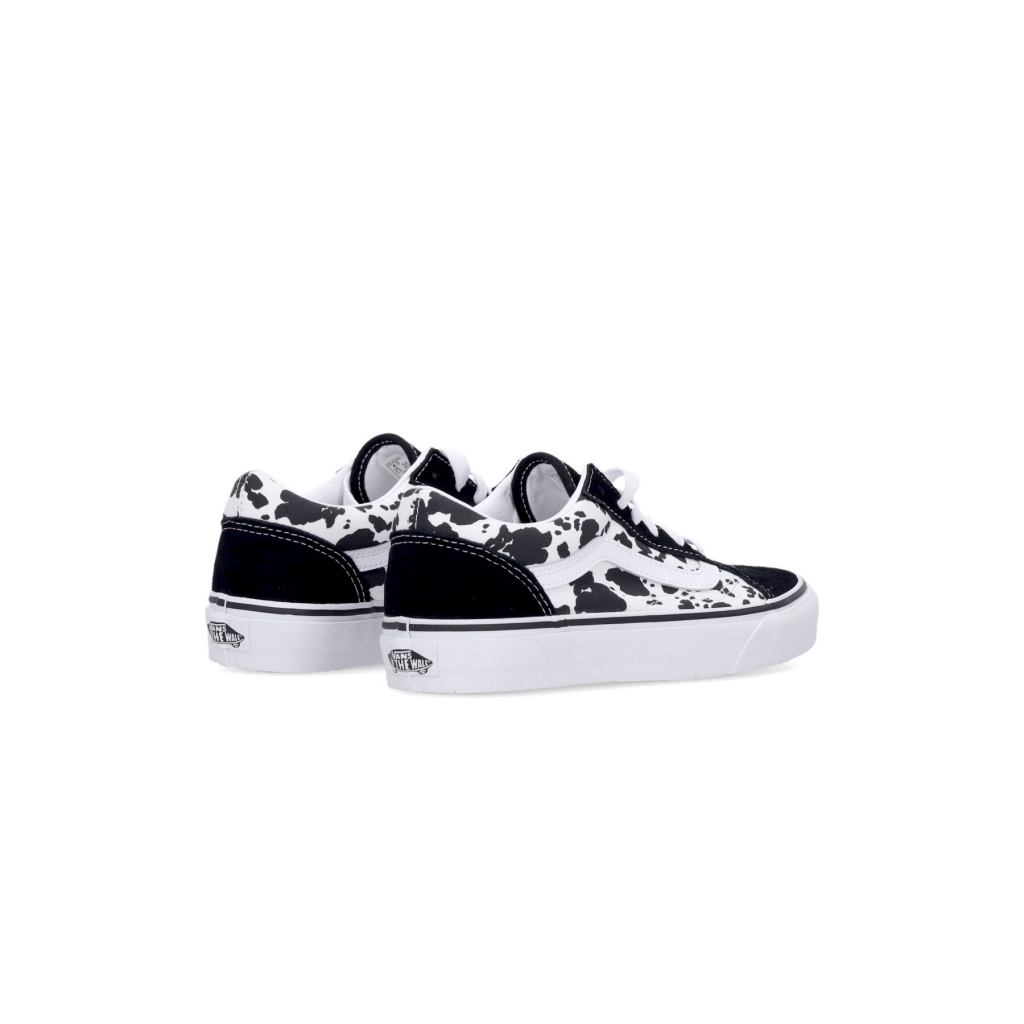 scarpa bassa ragazzo old skool COW BLACK/TRUE WHITE