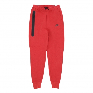 pantalone tuta leggero uomo tech fleece jogger pant LT UNIV RED HTR/BLACK