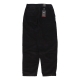 pantalone lungo uomo range baggy tapered acid wash cord pant BLACK