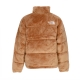 orsetto uomo versa velour nuptse ALMOND BUTTER