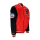 giubbotto college uomo nba team legacy varsity jacket chibul RED/BLACK
