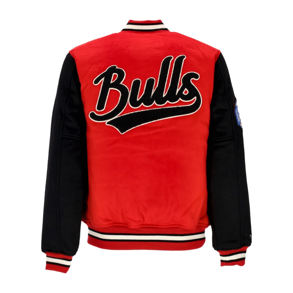 giubbotto college uomo nba team legacy varsity jacket chibul RED/BLACK