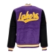 giubbotto college uomo nba team legacy varsity jacket loslak PURPLE/BLACK