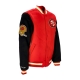 giubbotto college uomo nfl team legacy varsity jacket saf49e RED/BLACK