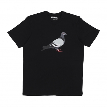 maglietta uomo pigeon logo tee BLACK