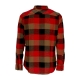 camicia manica lunga uomo box flannel shirt CHILI PEPPER/SEPIA