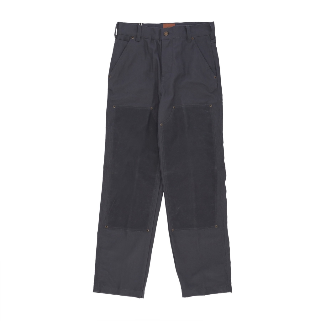 pantalone lungo uomo lucas waxed double knee pant CHARCOAL GREY