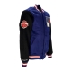 giubbotto college uomo nhl team legacy varsity jacket neyran ROYAL/BLACK