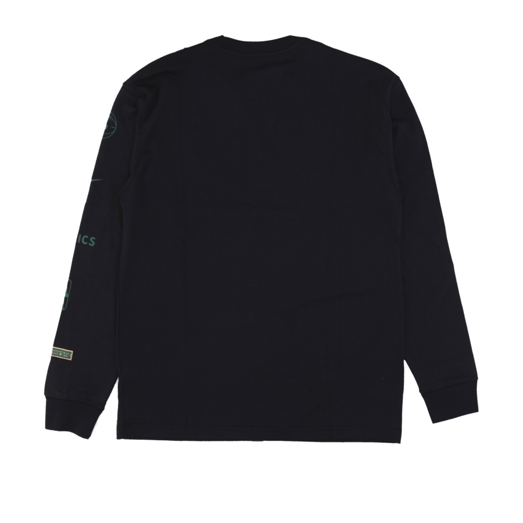 maglietta manica lunga uomo nba city edition essential m90 l/s tee boscel BLACK