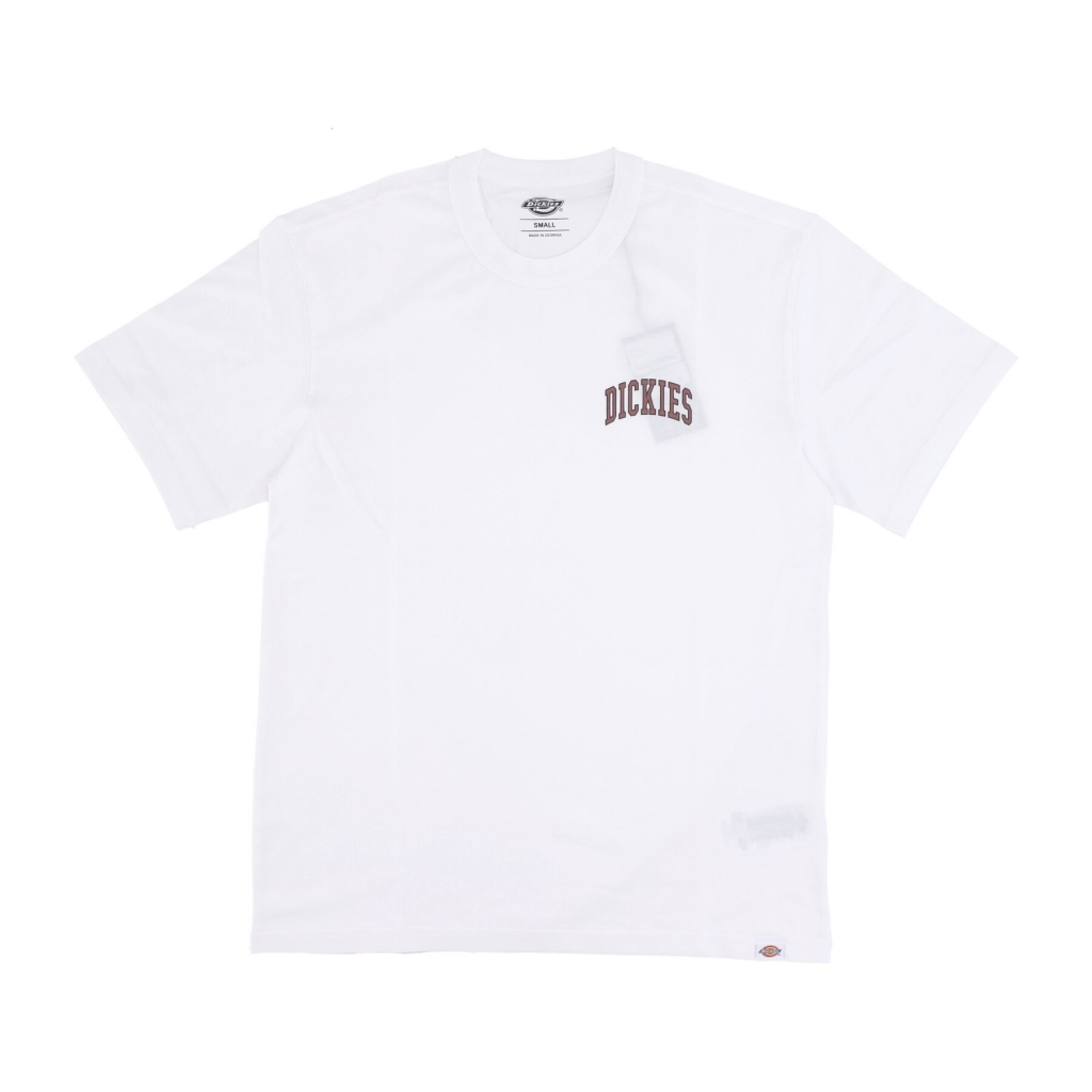 maglietta uomo aitkin chest tee WHITE/FIRED BRICK