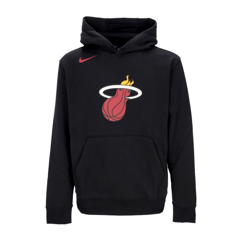 felpa cappuccio uomo nba club hoodie miahea BLACK