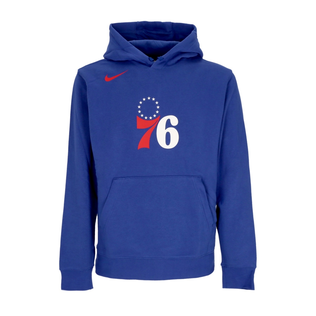 felpa cappuccio uomo nba club hoodie phi76e RUSH BLUE