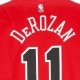 felpa cappuccio uomo nba club hoodie no 11 demar derozan chibul UNIVERSITY RED