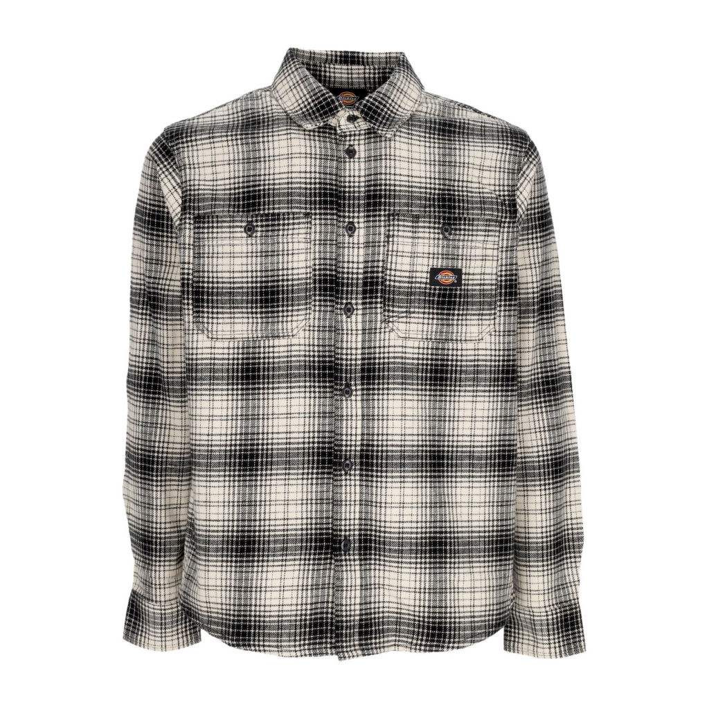 camicia manica lunga uomo evansville l/s shirt WHITECAP/GRAY