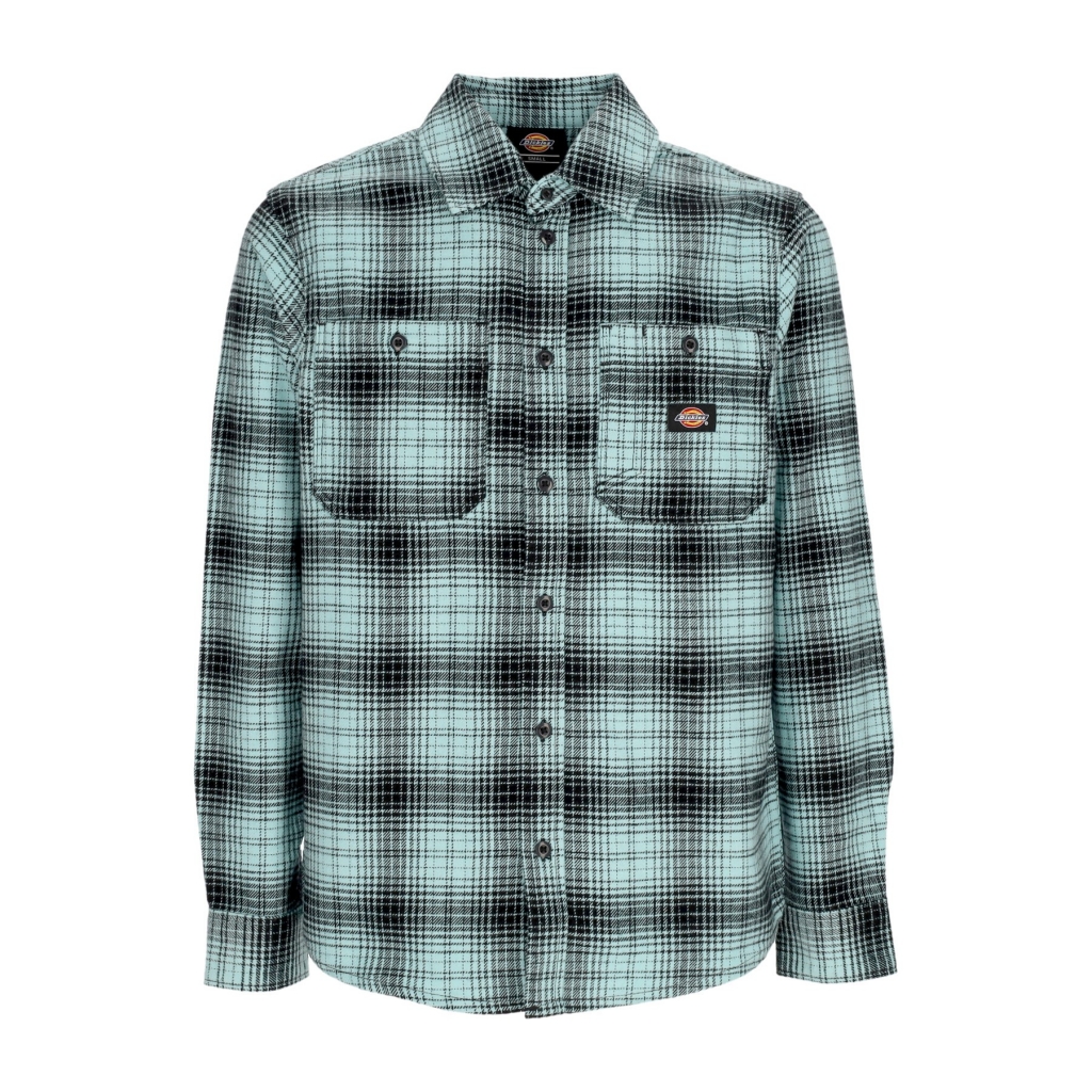 camicia manica lunga uomo evansville l/s shirt PASTEL TURQUOISE