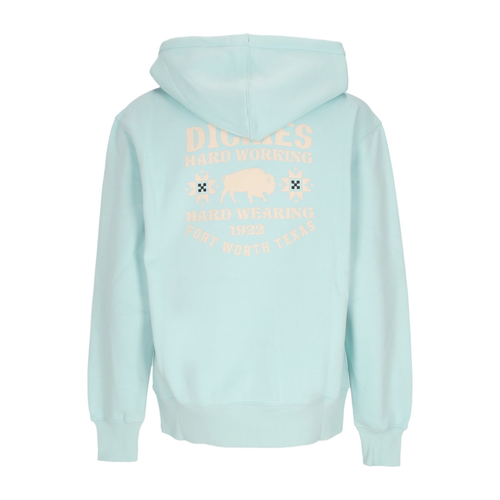 felpa cappuccio uomo hays hoodie PASTEL TURQUOISE