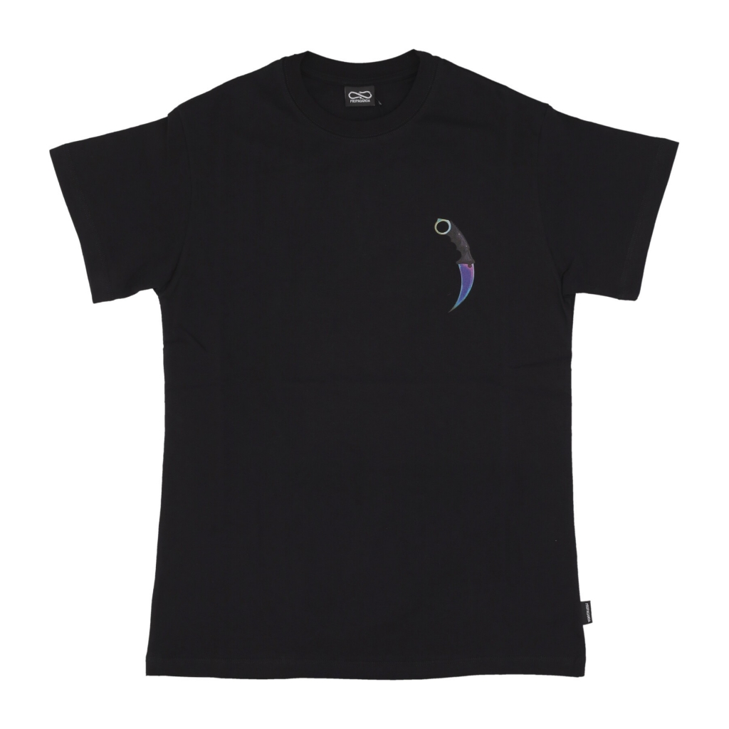 maglietta uomo rainbow tee BLACK