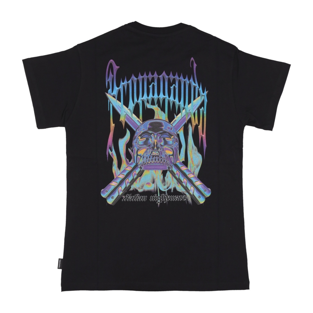 maglietta uomo rainbow tee BLACK
