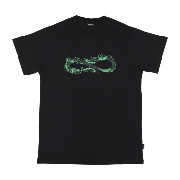 maglietta uomo logo fire tee BLACK