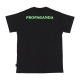 maglietta uomo logo fire tee BLACK
