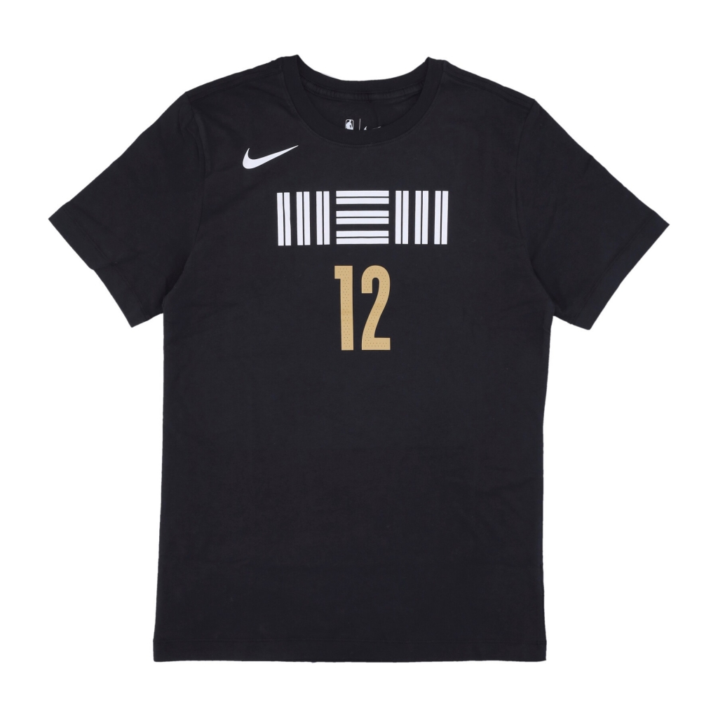 maglietta uomo nba city edition essential tee no 12 ja morant memgri BLACK