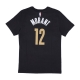 maglietta uomo nba city edition essential tee no 12 ja morant memgri BLACK