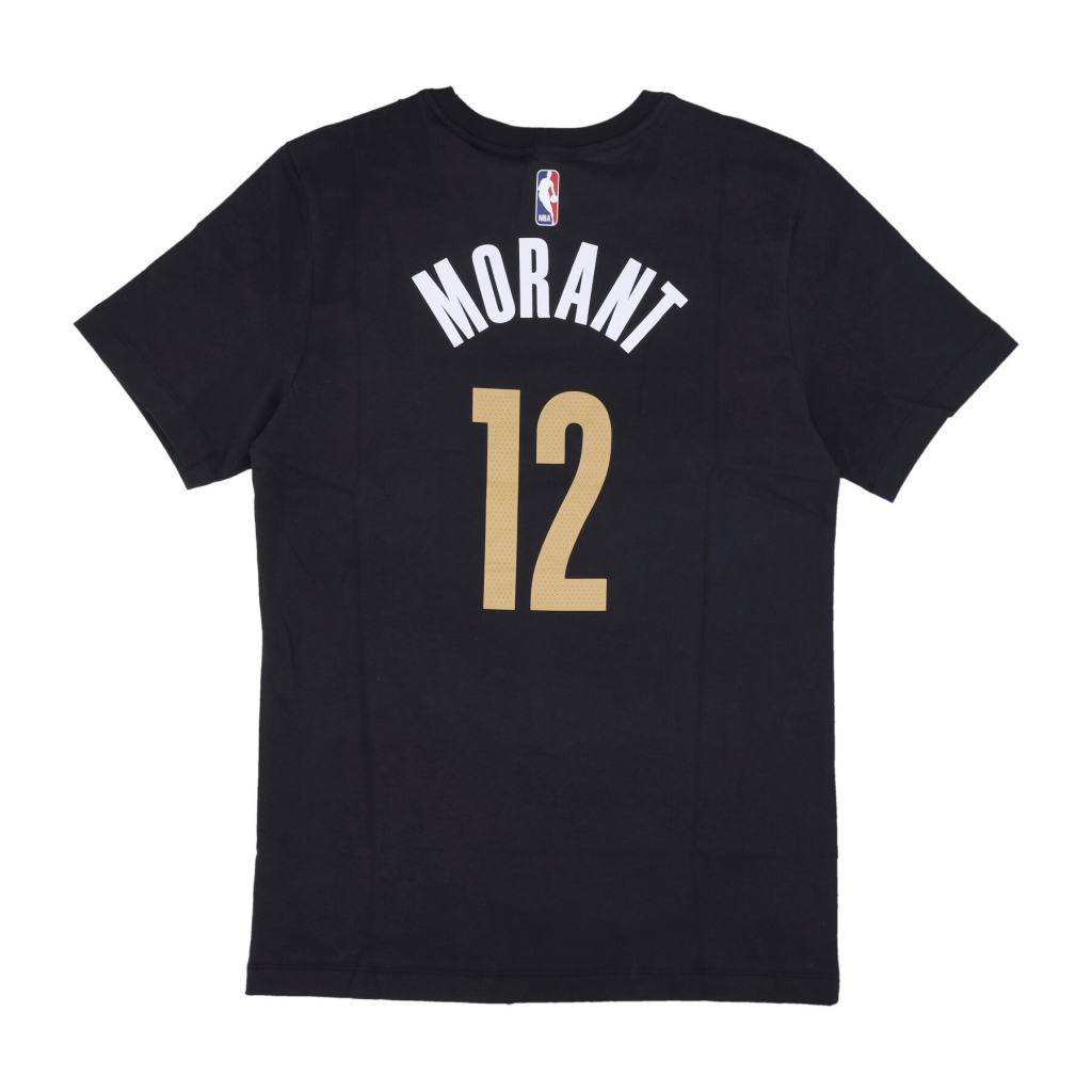 maglietta uomo nba city edition essential tee no 12 ja morant memgri BLACK