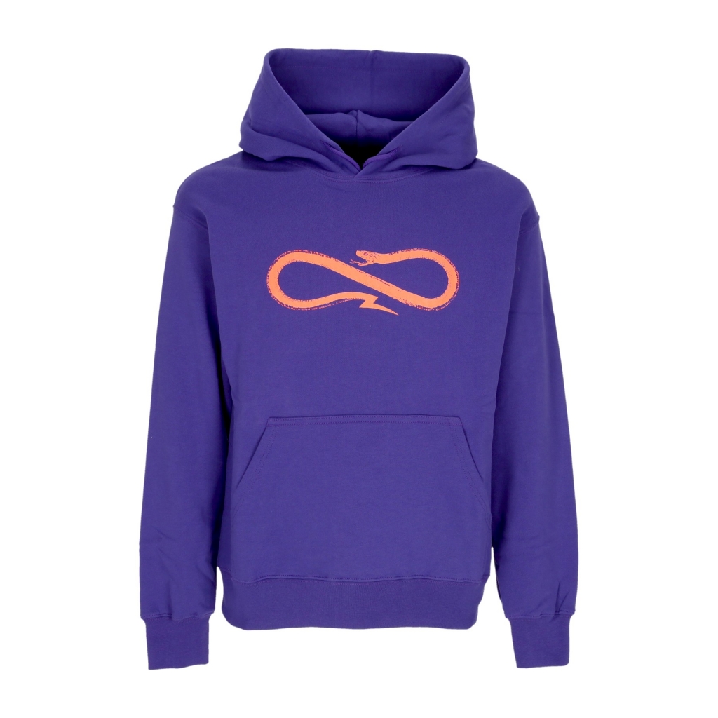 felpa cappuccio uomo logo hoodie VIOLET