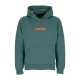 felpa cappuccio uomo melt hoodie FOREST GREEN