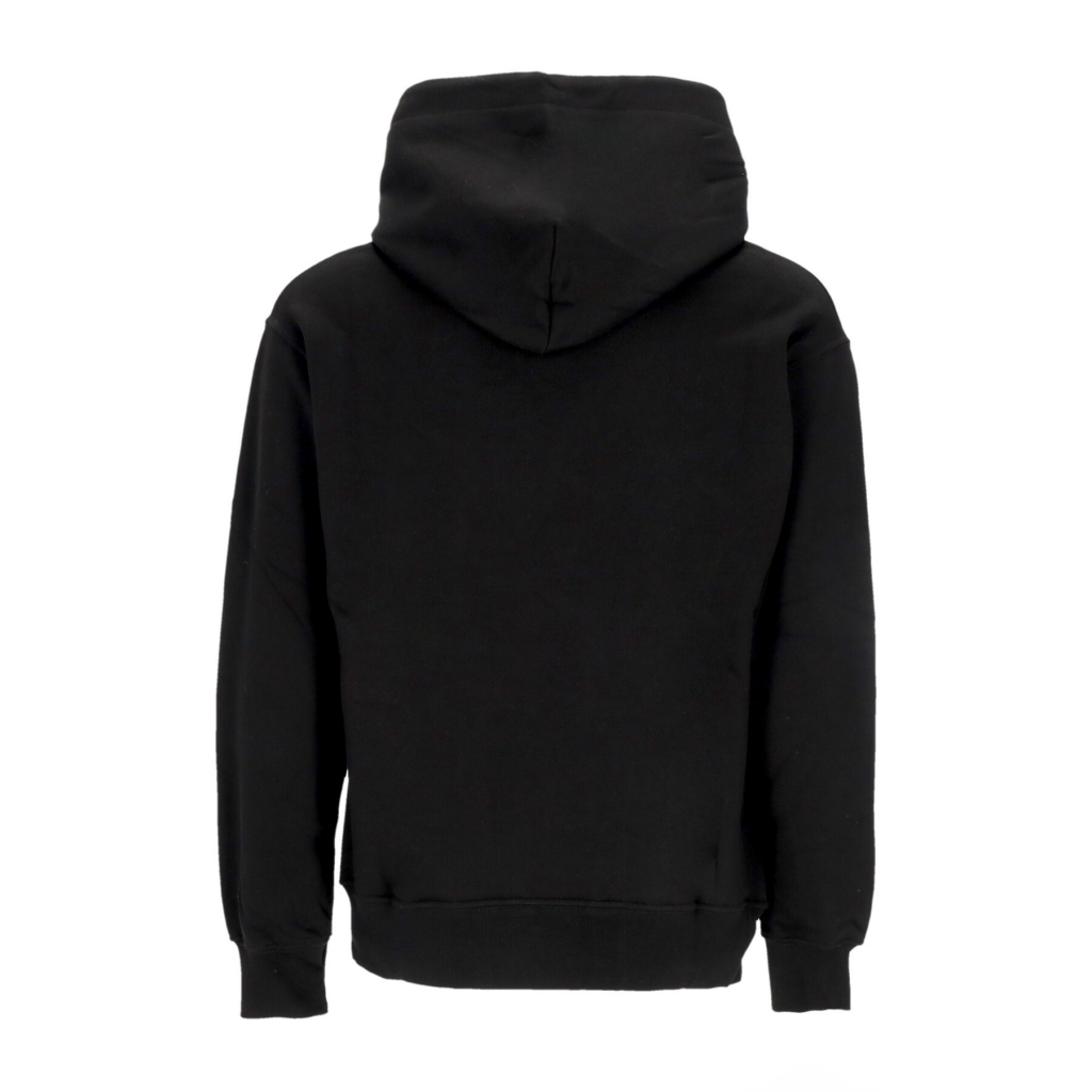 felpa cappuccio uomo amanita hoodie BLACK