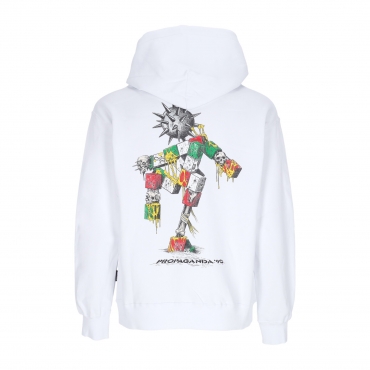 felpa cappuccio uomo novanta hoodie WHITE