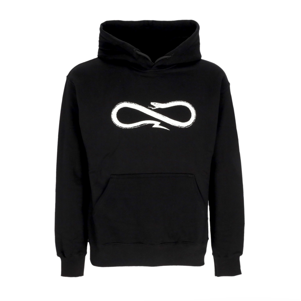 felpa cappuccio uomo logo hoodie BLACK