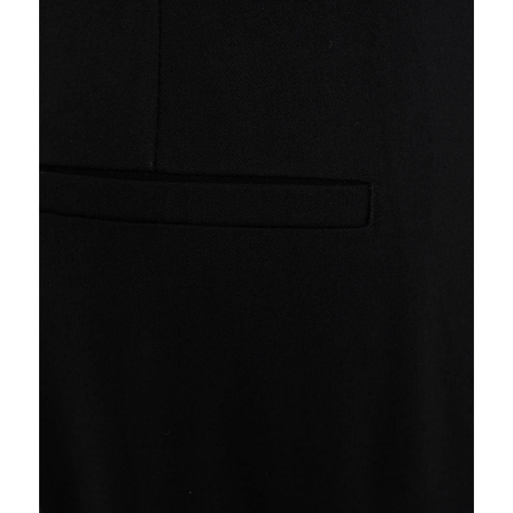 Pantaloni con applicazione di strass nero
