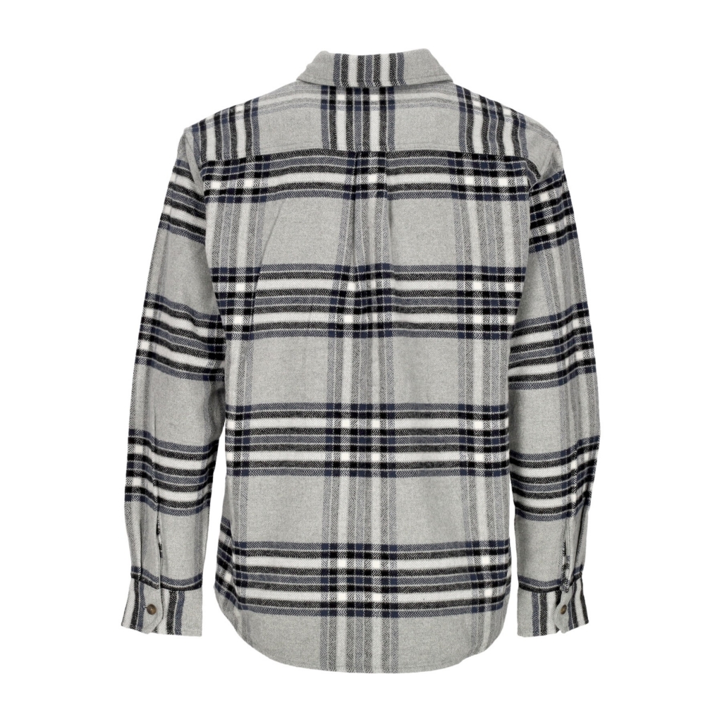 camicia manica lunga uomo l/s hawkins shirt GREY HEATHER