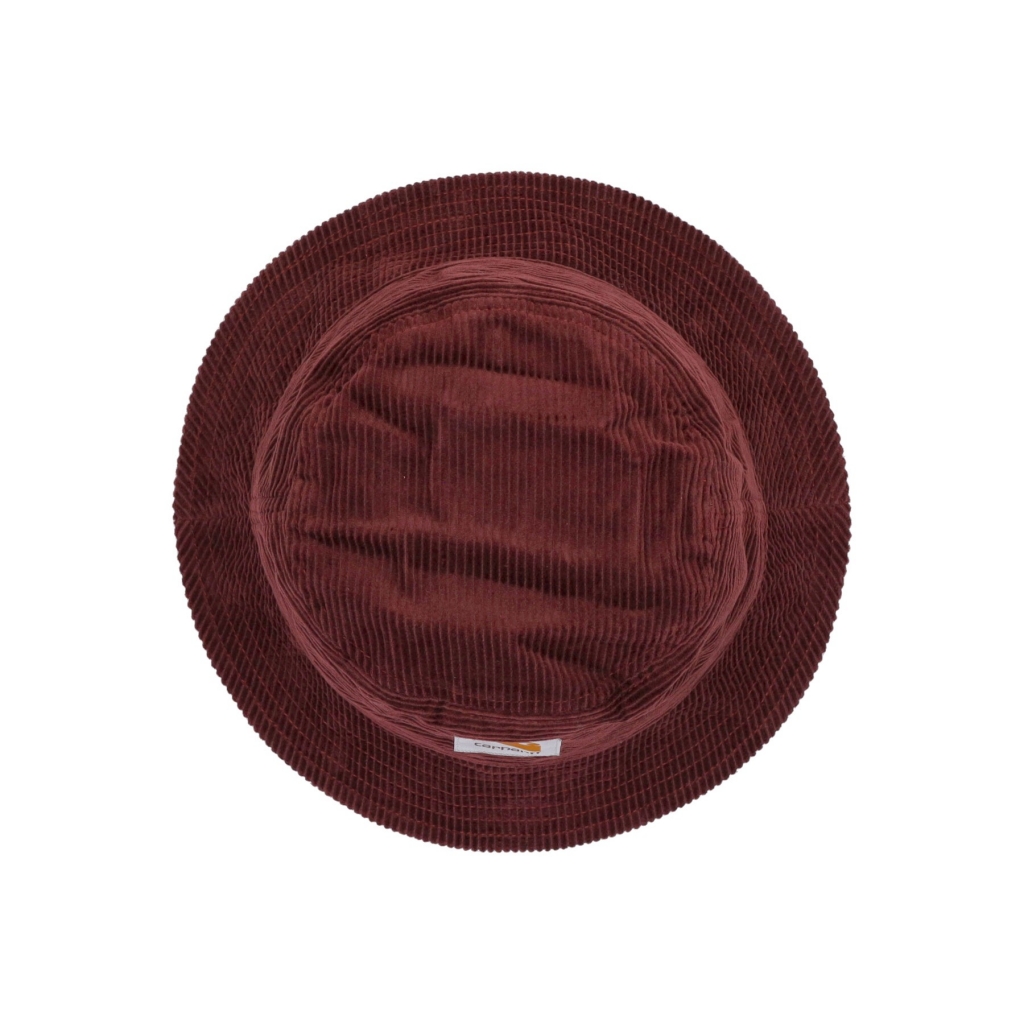 cappello da pescatore uomo cord bucket hat AMARONE