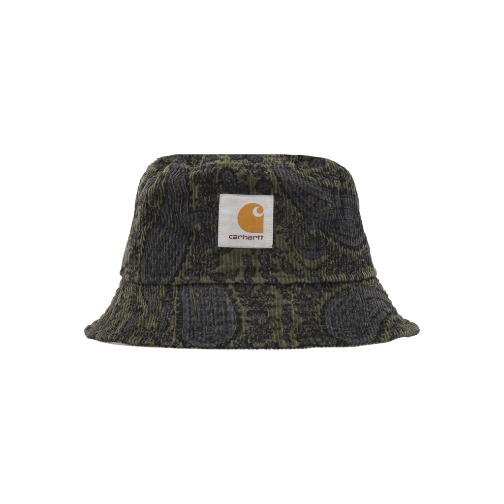 cappello da pescatore uomo cord bucket hat PAISLEY PRINT/PLANT