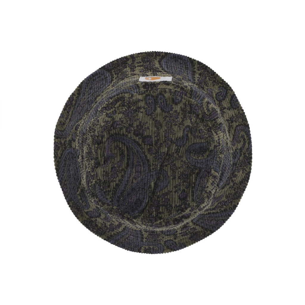 cappello da pescatore uomo cord bucket hat PAISLEY PRINT/PLANT