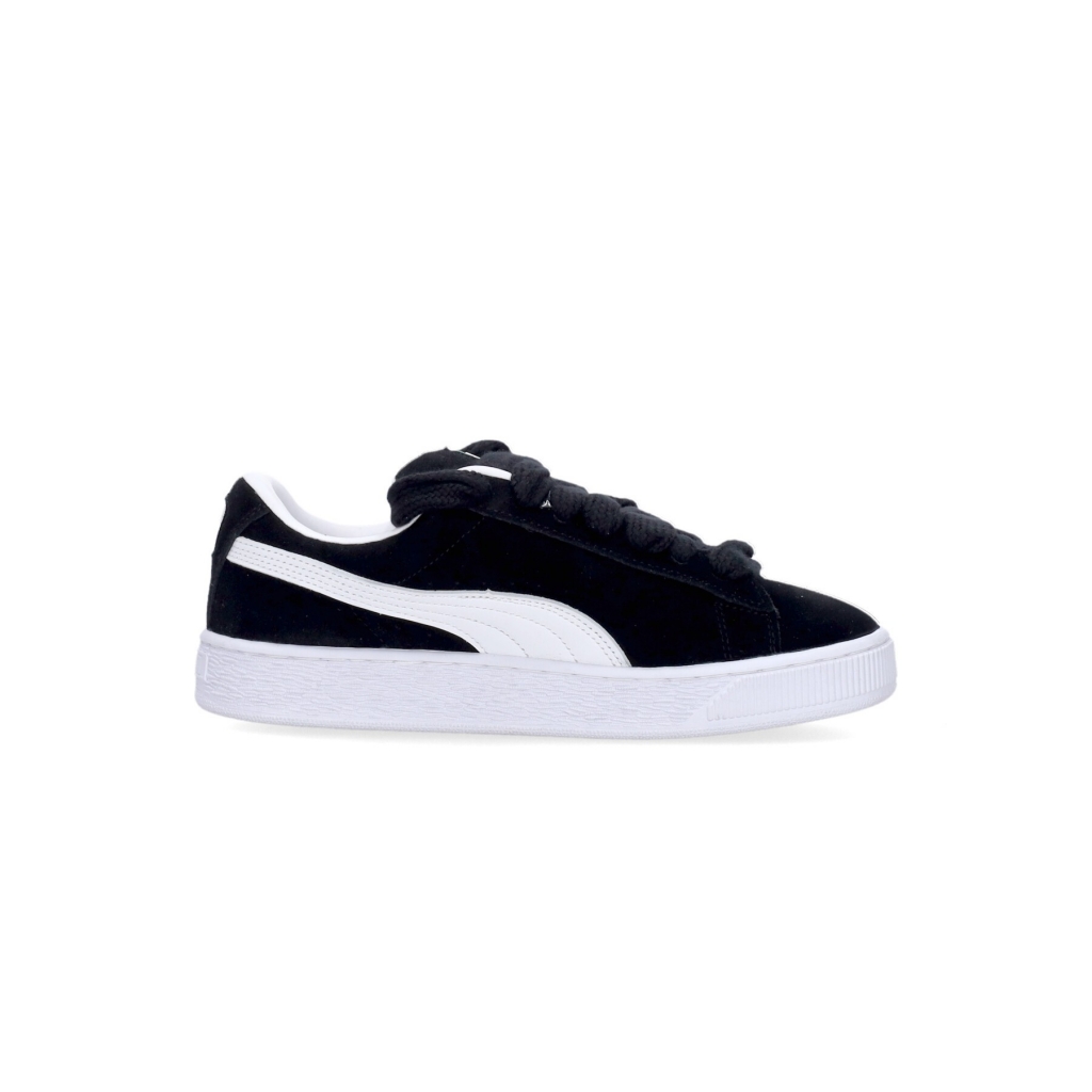 scarpa bassa uomo suede xl BLACK/WHITE