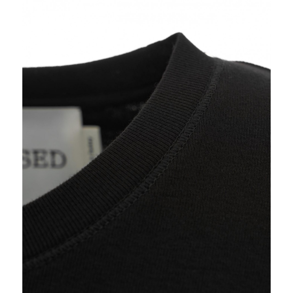 Maglietta in cotone nero