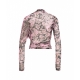 Top con stampa all-over pink