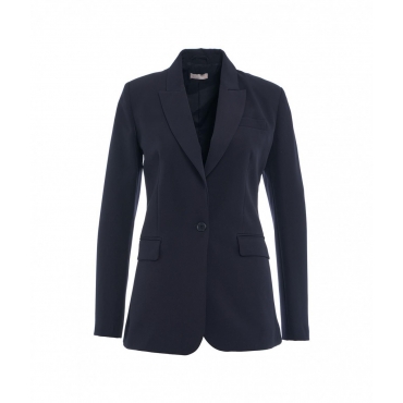 Blazer monopetto blu scuro