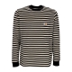 maglietta manica lunga uomo l/s seidler pocket tee SEIDLER STRIPE/SALT/BLACK