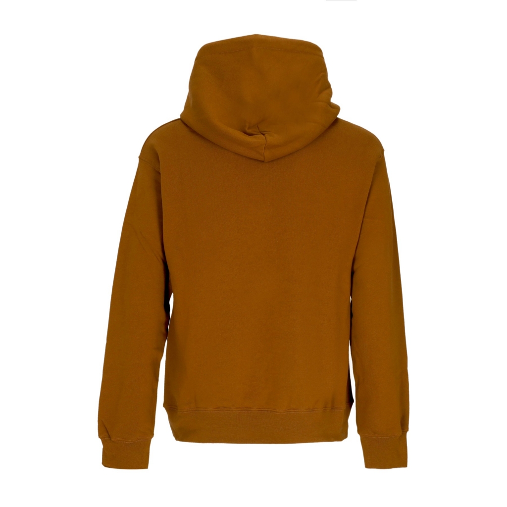 PROPAGANDA felpa cappuccio uomo innocent hoodie BROWN Felpe